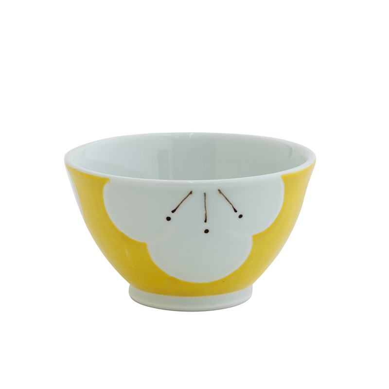 波佐見焼 マルチ碗 いろどり梅 YE